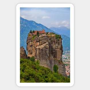 Greece. Meteora. The Monastery of the Holy Trinity. Sticker